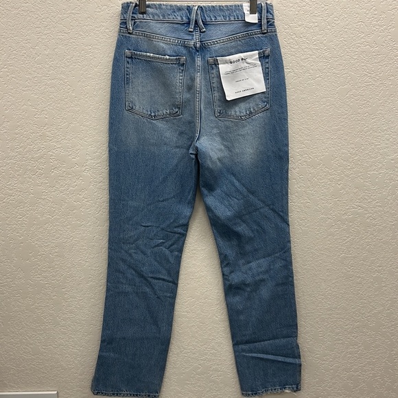 Good American Good Boy Distressed Jeans 2/26 - Picture 6 of 9